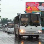 Rusia entregó otros 30 buses a Nicaragua.