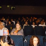 Público asistente a película de inauguración.