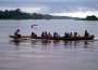 El río Colorado de Costa Rica ha crecido a niveles enormes gracias a las aguas del río San Juan que se escapan hacia el país vecino.