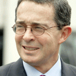 Álvaro Uribe, ex presidente de Colombia.