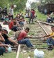 Migrantes en vía de La Bestia