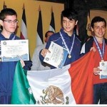 Los estudiantes mexicanos ganadores de las Olimpiadas Matemáticas celebradas en Nicaragua.