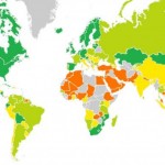 Mientras más verde, más igualdad de género existe en los países del mapa.