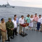 El 19 de septiembre pasado el presidente de Colombia, Juan Manuel Santos, amenazó a Nicaragua desde un barco de guerra.