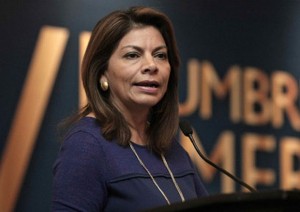 Laura Chinchilla, presidenta de Costa Rica.