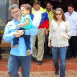 Jaua estuvo en Nicaragua acompañado por su esposa e hijos. (Foto: Xavier Castro).