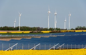 Energía solar y eólica