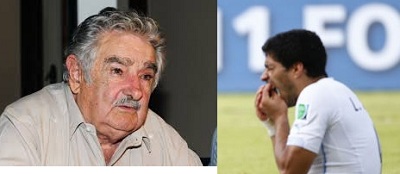 José Mujica y Luis Suárez