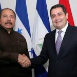 Daniel Ortega y Juan Orlando Hernández
