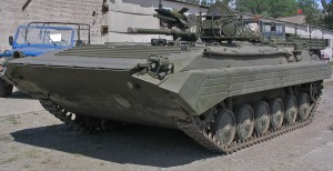 Carros de combate BMP-1.