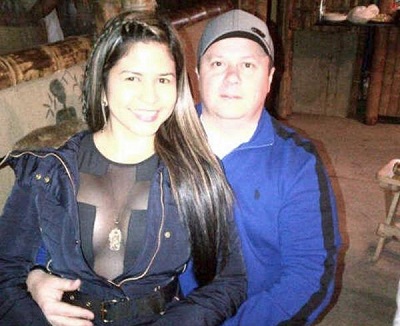 El Palidejo y su amante colombiana Liseth Karina Araque Montes. 