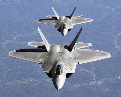 Los aviones Raptor F-22 fueron utilizados por primera vez en un conflicto bélico.