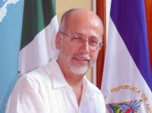 Rodrigo Labardini, embajador saliente de México en Nicaragua.