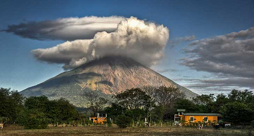 Una espectacular fotografía de Ometepe.