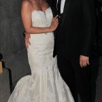 Alina Peralta y Manuel Gutiérrez Cabello durante su boda.