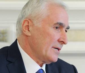 Leoníd Tibílov, presidente de Osetia del Sur.