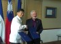 El embajador Rolando Jer-Ming Chuang y el canciller Samuel Santos.