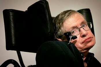 Stephen Hawking,  astrofísico británico. 