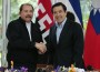 Los presidentes Daniel Ortega y Ma Jing Yeou.