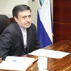 Saeid Zare, embajador de Irán en Nicaragua.