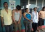 Miembros de la banda criminal "El Chofer" detenidos en julio pasado en Nueva Guinea. (Foto tomada de La Prensa),