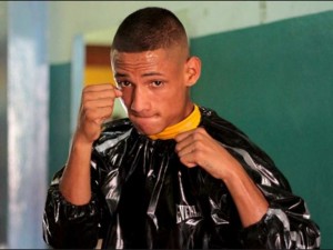 El boxeador chontaleño Dixon Flores.