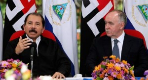 El presidente Daniel Ortega y Viktor Ivanov, cuando el funcionario ruso estuvo en Nicaragua en 2012.