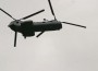 Uno de los cinco helicópteros avistados el domingo en la frontera entre Costa Rica y Nicaragua.