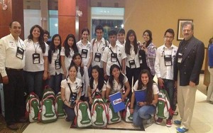 Los estudiantes tlaxcaltecas invitados a exponer su experiencia en Nicaragua.