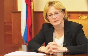 Dra. Veronika Skvortsova, ministra de Salud de Rusia.