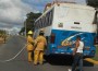 El bus con turistas de Nicaragua que se incendió en Panamá.