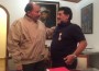 El presidente Daniel Ortega y el astro argentino del fútbol, Diergo Armando Maradona.