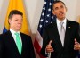 Juan Manuel Santos y Barack Obama.