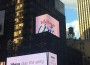 El anuncio en Times Square, New York, que promociona a Nicaragua como destino turístico. (Foto: Lidia Hunter).