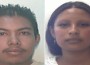 Mario Alberto Reyes Nájera y Gladis Giovana Cruz Hernández, presuntos asesinos de la menor Fátima Cecilia en México.