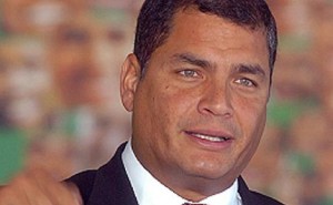 Rafael Correa, presidente de Ecuador.