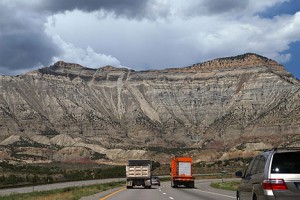 Yacimiento de esquisto en Colorado, Estados Unidos.