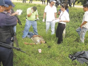 Campesino asesinado en Valle del Aguán.