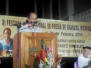 Walis Nokan, el poeta de Taiwán que participa en el Festival de Granada.