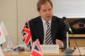 Hugo Swire, secretario de Estado británico de Asuntos Exteriores.