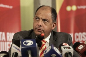 Luis Guillermo Solís, presidente de Costa Rica.