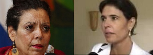 Rosario Murillo y Cristiana Chamorro.