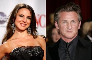 Los actores Kate del Castillo y Sean Penn.